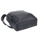 Оригінальний чоловічий рюкзак з якісної натуральної шкіри з відділенням під ноутбук Qvant 131419-122 - Чорний